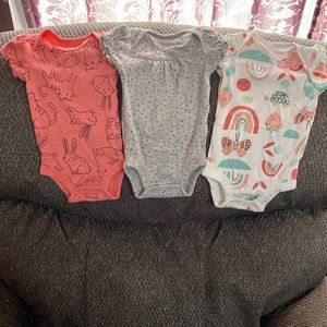 3 Newborn Onesies